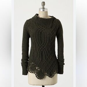 Anthropologie Moth Wool Sweater - Size M